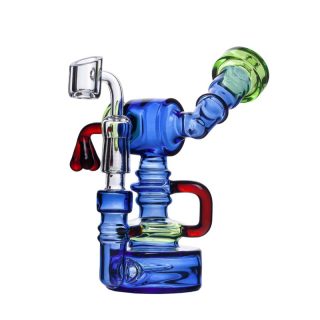 Бонг Bubbler Oil Blue 15 см