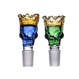 Колпак Glass Skull Gold Mix Color 18.8 мм - фото 2