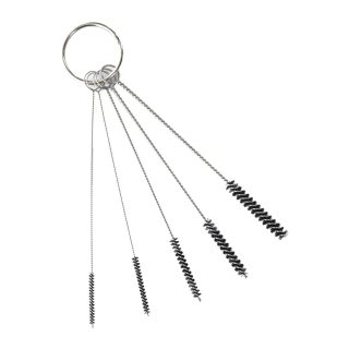 Набор из 5 ёршиков для трубок и шлифов 10 см