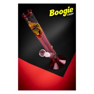 Бонг Animals SmoKing Lion Straight Red - фото 3