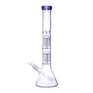 Бонг Double Perc Blue