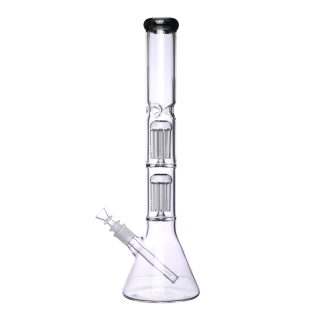 Бонг Double Perc Grey