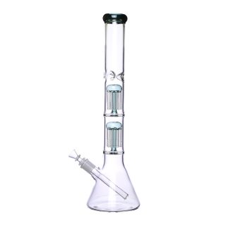 Бонг Double Perc Turquoise