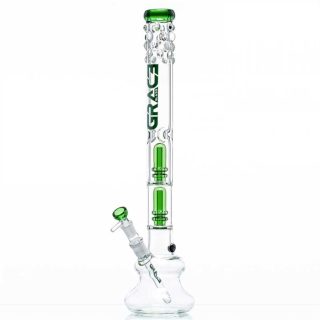 Бонг Grace Glass Art Bubbles Green