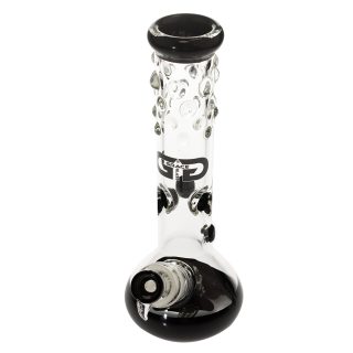 Бонг Grace Glass Bubbles Black Beaker - фото 3