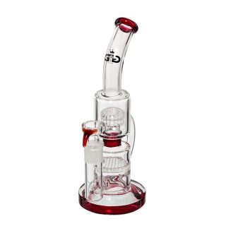 Бонг Grace Glass Double Bubble Red