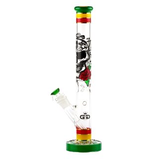 Бонг Grace Glass Hammer Series Heavy Base Rasta Death