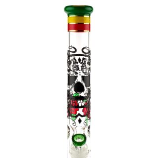 Бонг Grace Glass Hammer Series Heavy Base Rasta Death - фото 3
