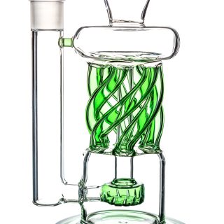 Бонг Grace Glass Spinner Bubbler Green - фото 2
