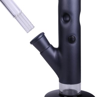 Бонг Grace Glass Straight Black Tube - фото 2