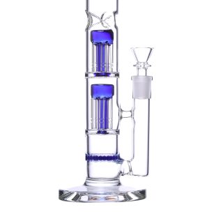 Бонг Phoenix Double Tree Arm Blue - фото 3