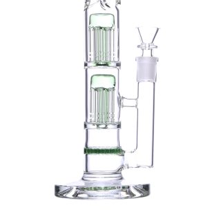 Бонг Phoenix Double Tree Arm Green - фото 2