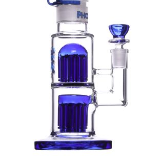 Бонг Phoenix Freezable Double Tree Arm Blue - фото 2