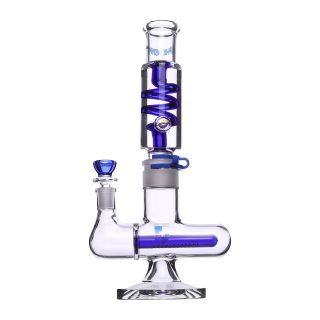 Бонг Phoenix Freezable Spiral Inline Blue