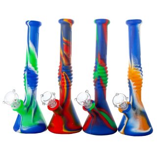 Бонг Silicone Flask Mix Color - фото 2
