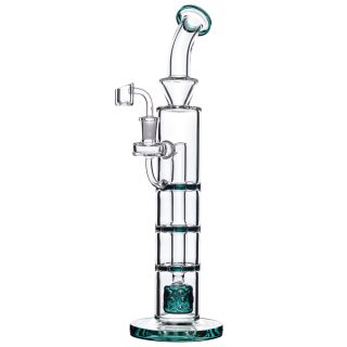 Бонг Triple Honeycomb Blue