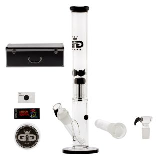 Бонг в кейсе Grace Glass Straight Black Combo