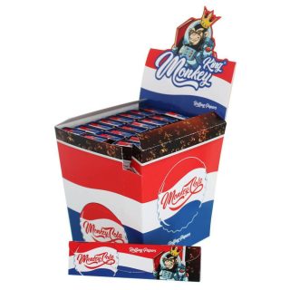 Бумажки Monkey King Blue Cola Touch Smell Smell Tips King Size Slim - фото 3
