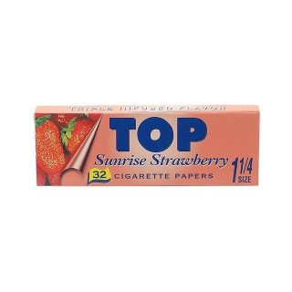 Бумажки Top Sunrise Strawberry 1¼