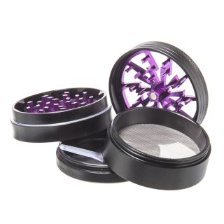 Гриндер Grace Glass Lightning Purple