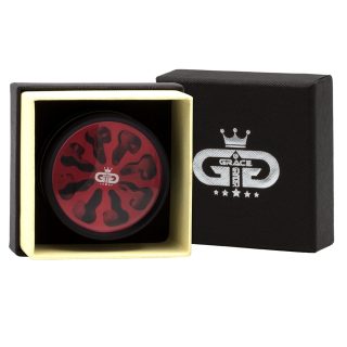 Гриндер Grace Glass Window Black Red - фото 2