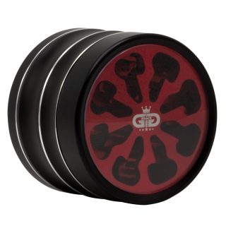 Гриндер Grace Glass Window Black Red - фото 4