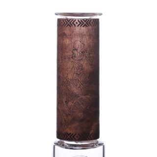 Бонг Glass Wood Drum - фото 3