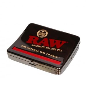 Машинка для самокруток автоматическая 79 мм RAW Roll Box Black Chrome 1¼