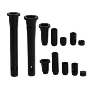 Набор из двух шлифов Black Leaf Chillum