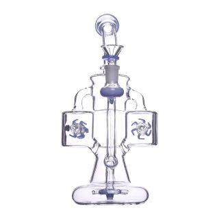 Бонг Spinner Mix Milk Blue - фото 2