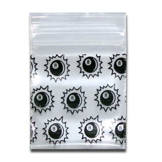 Пакеты Ziplock 8-Ball 25х25 мм