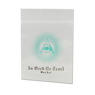 Пакеты Ziplock In Weed We Trust Green 40х60 мм