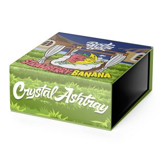 Пепельница Best Buds Crystal Giftbox Strawberry Banana стеклянная - фото 5