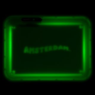 Поднос Amsterdam Acrylic LED Yellow 28 x 21 см - фото 4