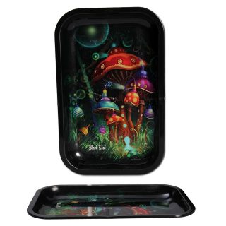 Поднос Black Leaf Mushroom 27.5 х 17.5 см