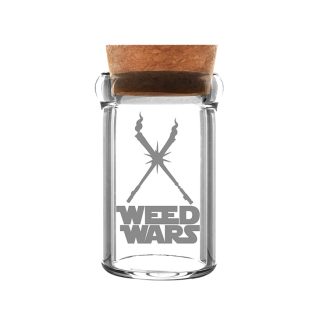 Стеклянная банка Weedjar Weed Wars 135 мл