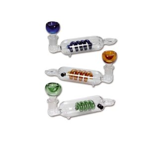 Стеклянная трубка со спиралью