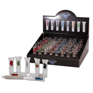 Стеклянный мундштук для самокруток Black Leaf Strass