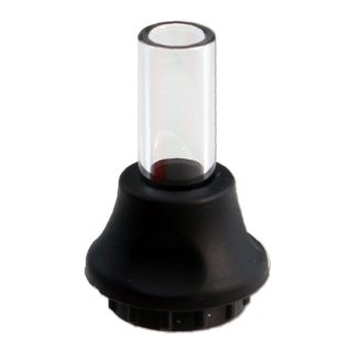 Стеклянный мундштук Black Leaf Torch 2