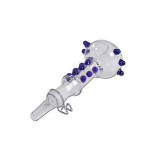 Трубка Black Leaf Glass Active Blue