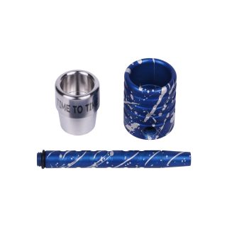 Трубка Кастом Blue металлическая - фото 2