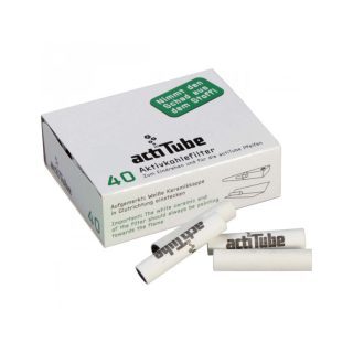 Фильтры угольные ActiTube 8 мм 40шт