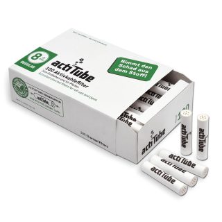 Фильтры угольные ActiTube 8 мм 100 шт