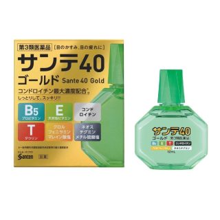 Японские капли для глаз Sante 40 Gold