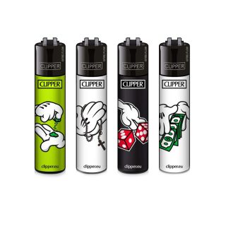 Зажигалка Clipper™ Cartoon Hands #2