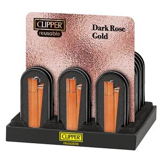 Зажигалка Clipper™ Dark Rose Gold Metal