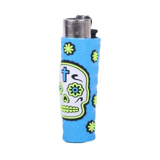 Зажигалка Clipper™ Funda PVC Skulls