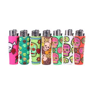 Зажигалка Clipper™ Funda PVC Skulls - фото 2