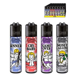 Зажигалка Clipper™ Badass Angels