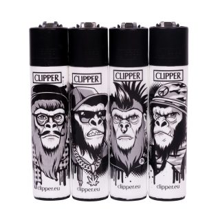 Зажигалка Clipper™ Monkeys